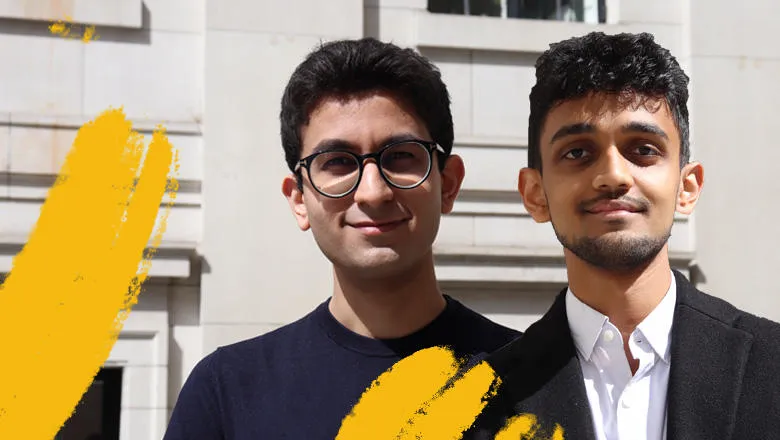 Arjun Khanna and Sundar Arvind, co-founders of Blitzo