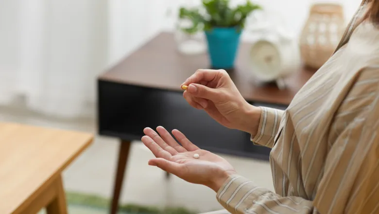 Person taking medication